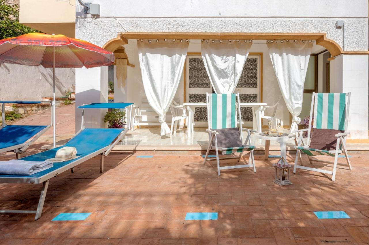 פלרמו Casa In Villa A Mondello-700M Dal Mare מראה חיצוני תמונה